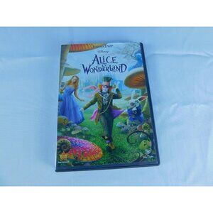 Alice In Wonderland DVD Disney Johnny Depp Tim Burton Family Fantasy Movie